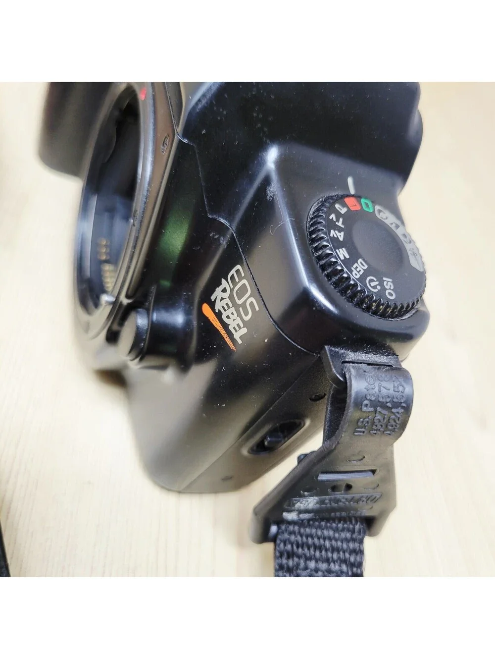 Canon Rebel EOS 35mm Film Camera and Strap